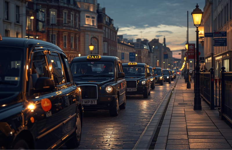 Table of London taxi fare estimates by distance and tariff for 2026, including Heathrow airport transfer costs. - My London Transfer